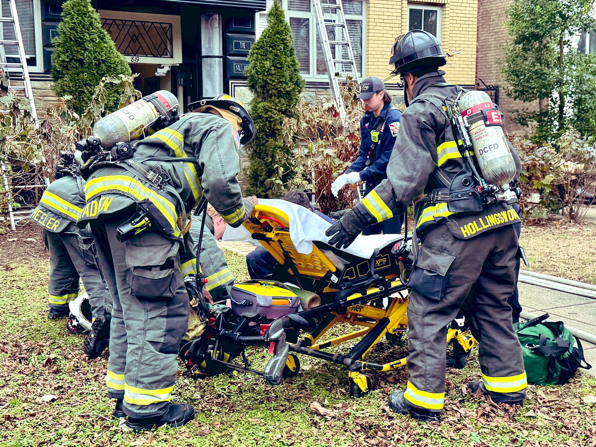 Box Alarm 800 block E. Capitol St SE. Adult male rescued from fire apartment received immediate ALS care & transported with critical life threatening injuries. Fire 1st floor apartment extinguished. No other injuries reported. Fire investigators requested. DC firefighters