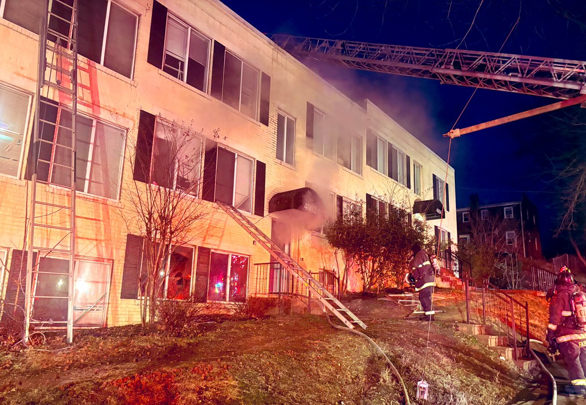 Fire 4000 block 4th St SE. It has subsequently been determined the structure is vacant. There were no injuries or displacements. DC firefighters