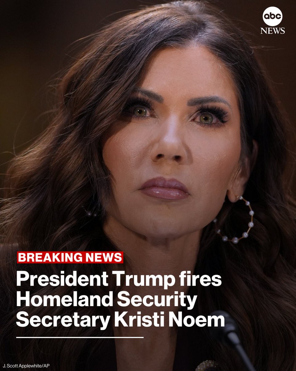 President Trump has announced that Department of Homeland Security Secretary Kristi Noem is being replaced by Republican Sen. Markwayne Mullin