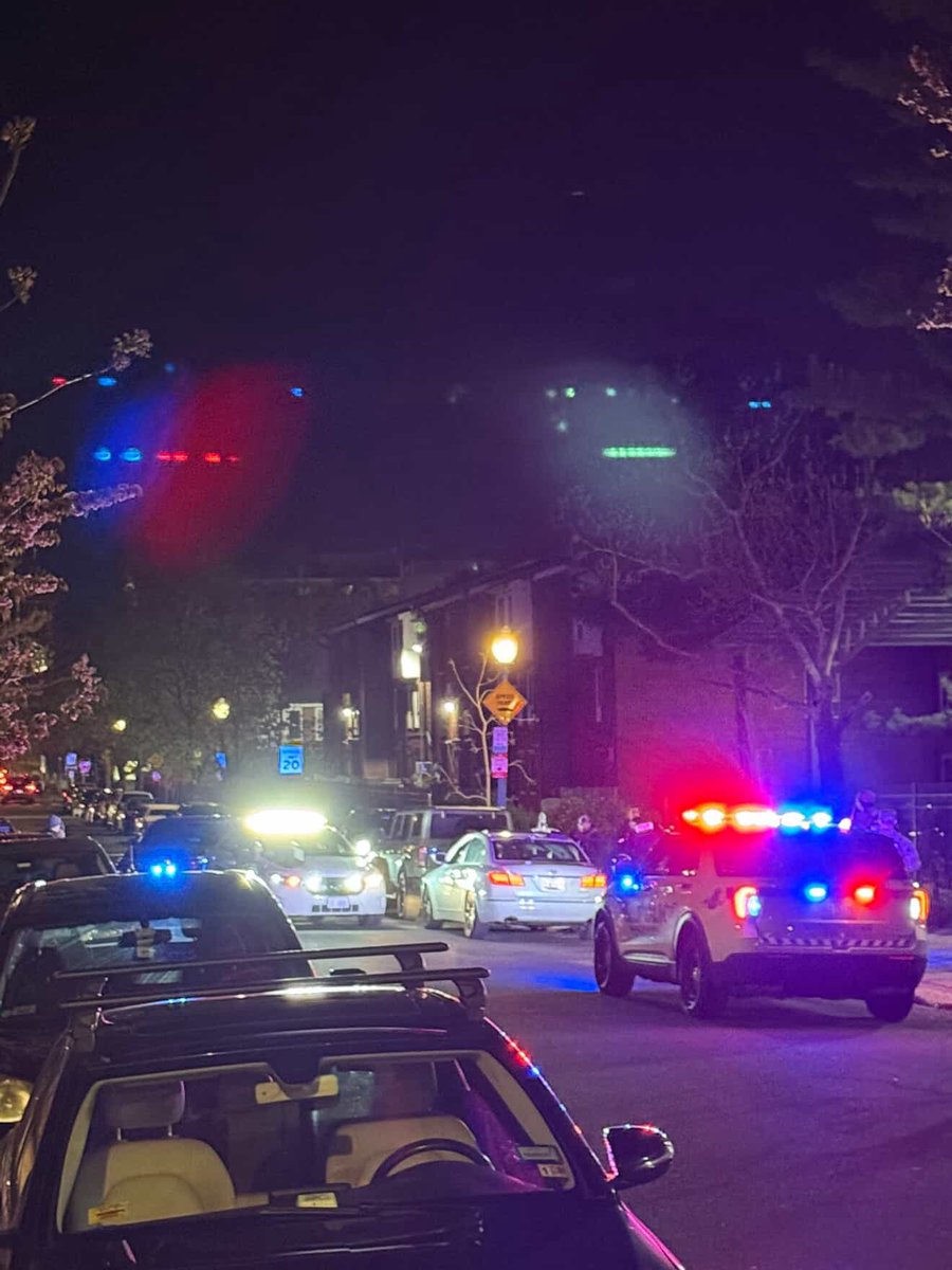 DC Police have requested a gun dog to the 400 block of N Street NW near Mount Vernon Square in Washington DC. National Guard has responded as well…One person has been detained