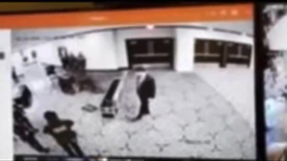 U.S. President Donald J. Trump has released a security camera video showing Cole Thomas Allen, 31, the suspected shooter at tonight's White House Correspondents' Dinner, attempting to run past law enforcement and U.S. Secret Service Agents