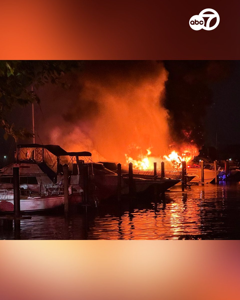 BOAT FIRE: D.C. Fire and EMS crews were called to the James Creek Marina, where one boat was found fully engulfed in flames