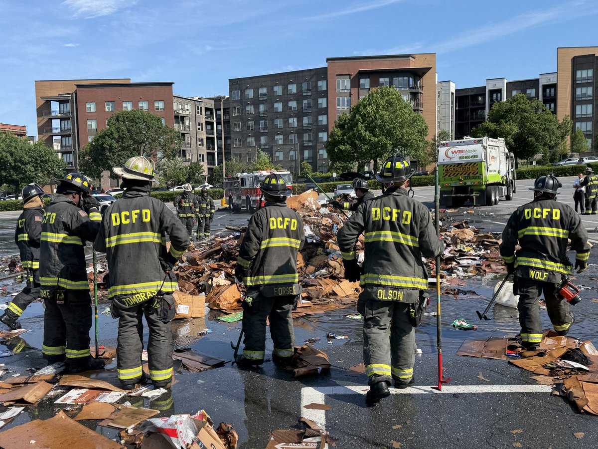 Trash Fire - 1600 Block of Maryland Ave NE All fire/hotspots extinguished.
