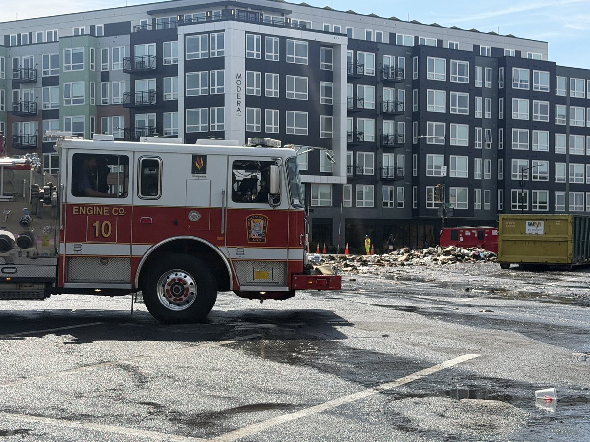 Trash Fire - 1600 Block of Maryland Ave NE All fire/hotspots extinguished.
