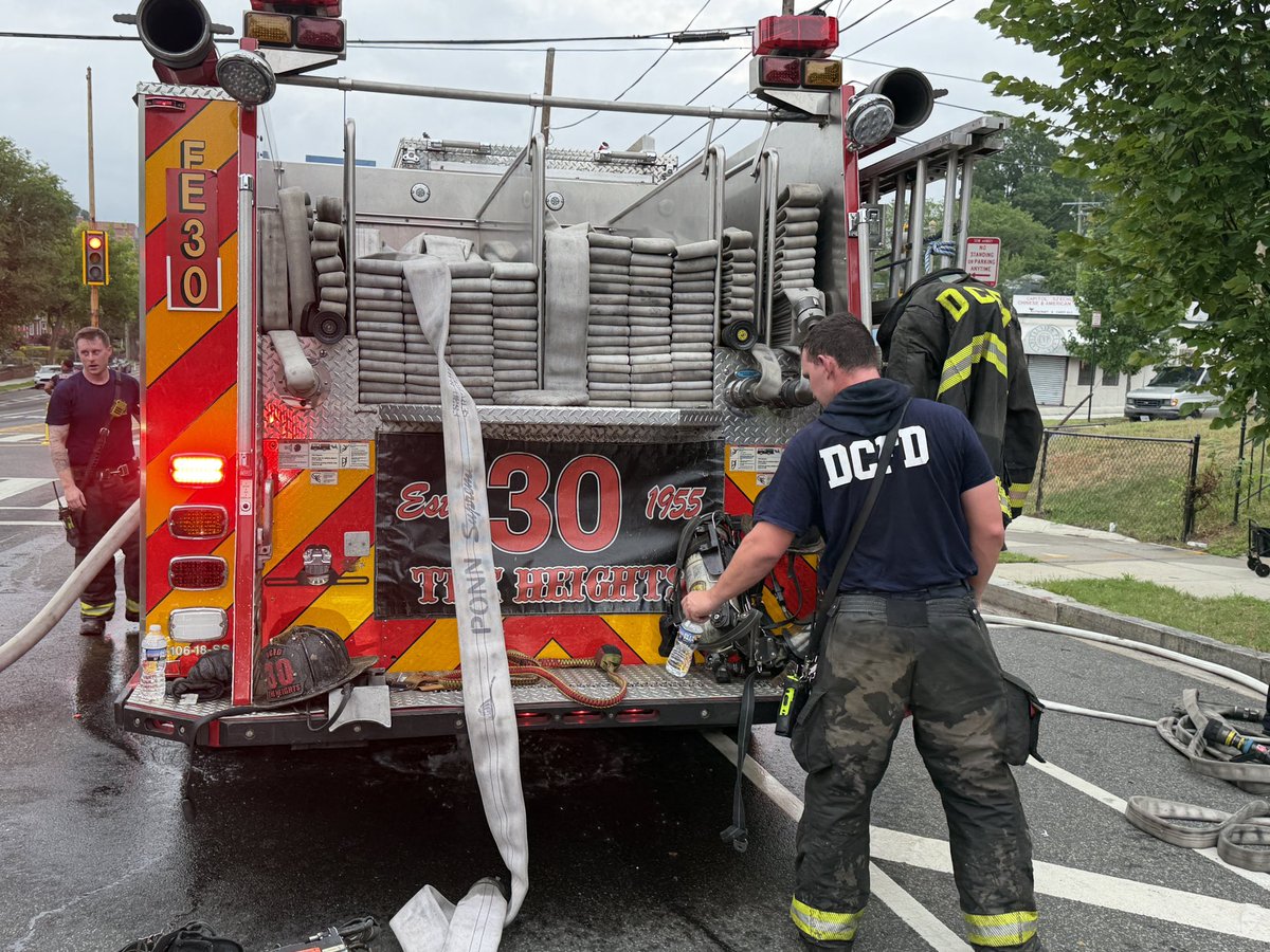 Working Fire - 5200 Block of East Capitol Street SE Aggressive interior attack led to quick extinguishment of fire. Fire contained to rear of home with no exposure to adjacent properties. Two cats rescued from home. One adult and two cats displaced