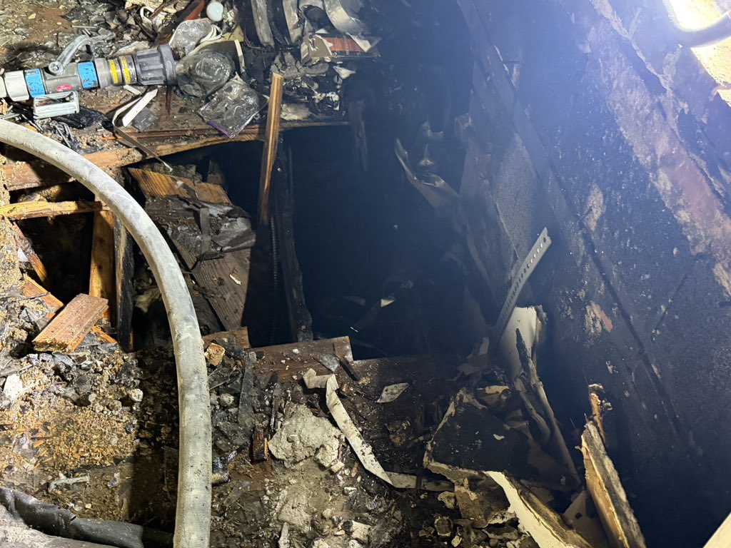 Fire: 4400 Block of 2nd St NE Fire contained to first floor of a vacant apartment - no extension to upper floors or adjacent apartment. No injuries and no displacements. Cause of fire is accidental and electrical due to downed tree on wires from storm
