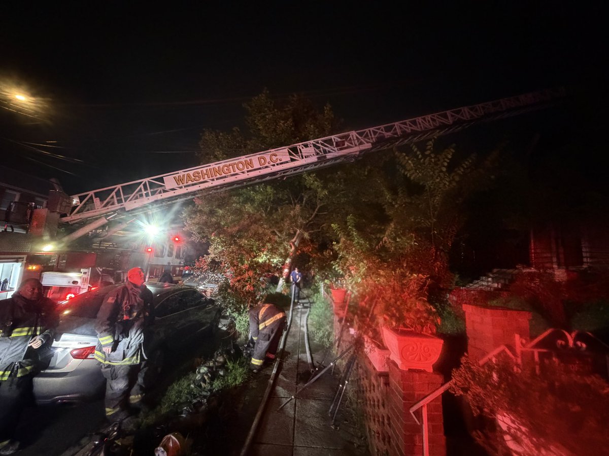 Working Fire - Correct location is 500 Block of Foxhall Place SE. All fire is extinguished with extensive overhaul to occur due to clutter conditions. No injuries/no displacements.