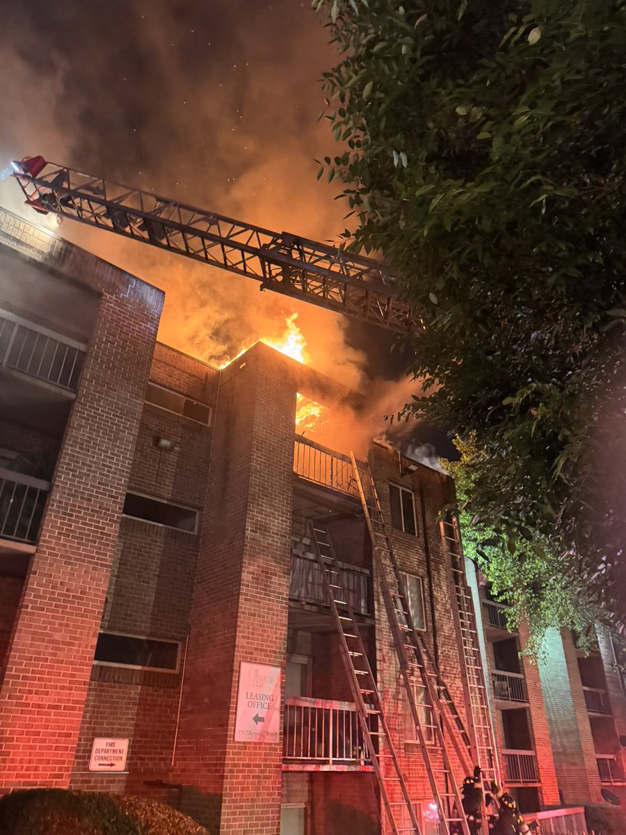 Fire - 1500 Block of Benning Road NE All fire extinguished, working on hotspots. All searches were negative. Three residents were assisted out of the building by DC firefighters.