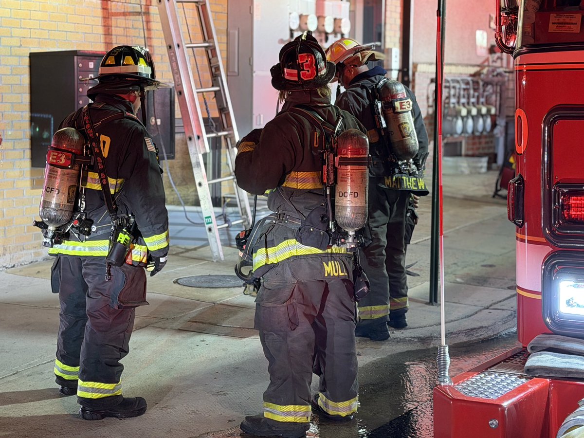 Fire - 700 Block of 19th St NE Fire on parapet roof with  light extension into interior of an apartment on fourth floor. No extension to adjacent building. One adult male transported with  minor injury. Units going through firefighter rehab and in service soon