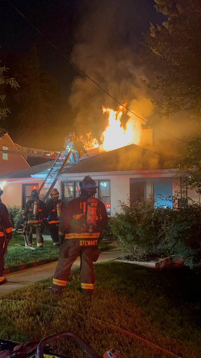 3700 Block of Suitland Road SE Significant fire extended into home and on roof, all now extinguished. 2nd alarm called due to mayday, firefighter fell into home from roof to attic and self extricated. Mayday cleared. All searches negative