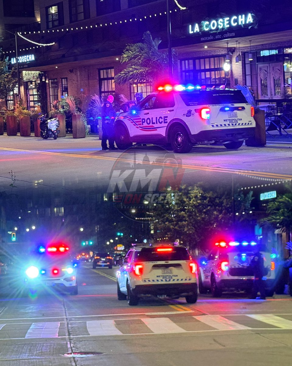 MPD Units are investigating a carjacking at 5th Street/Florida Avenue Northeast. Lookout for (1) Black male, wearing black clothing, armed with a weapon, (2) Black male, wearing white shirt, black pants and armed with a weapon.